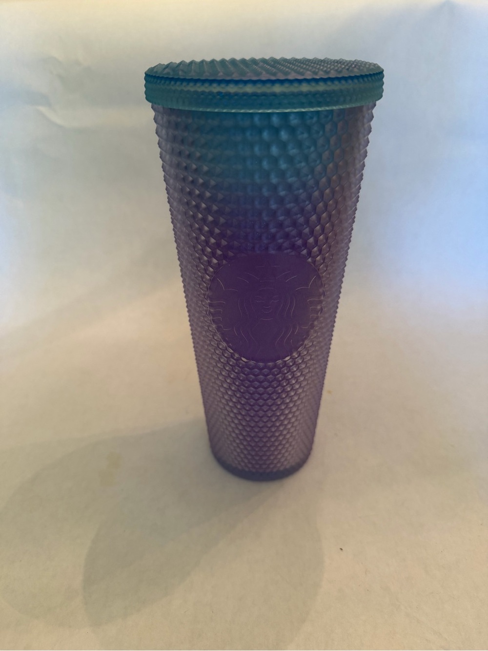 Starbucks Iridescent Purple Studded Tumbler with Teal Lid